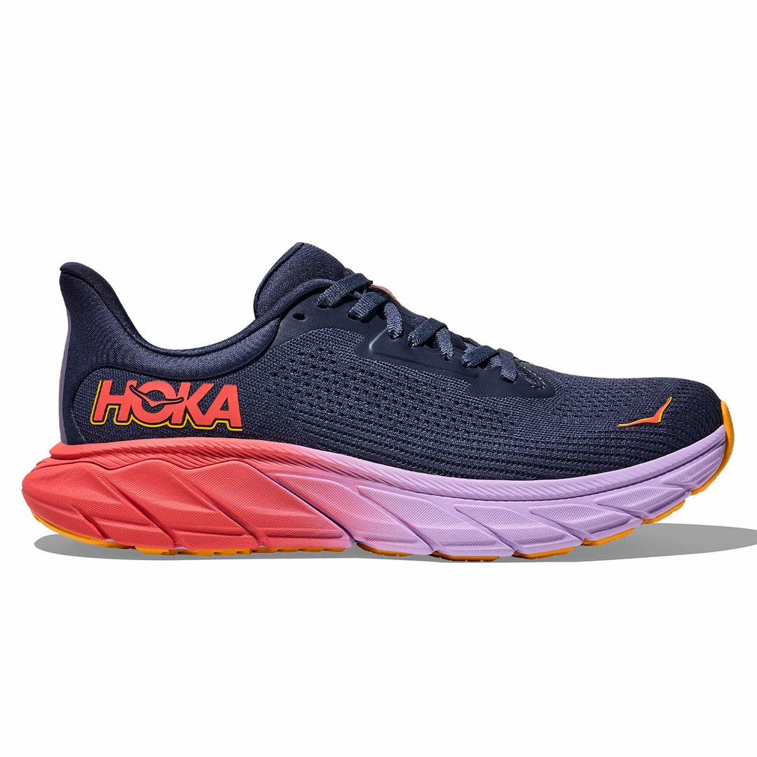 Hoka Arahi 7 Women Cushioned Runing Shoes, Nautical Dusk/Varsity Navy Best Shoes For Supination And Flat Feet