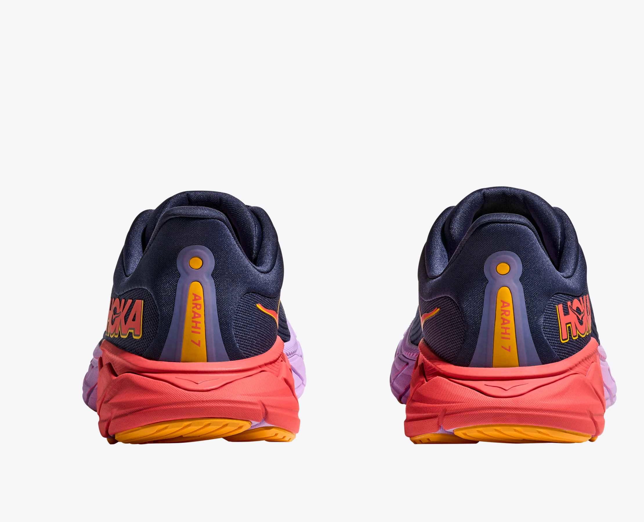 Cliffs Shoes Flats Hoka Arahi 7 Women Cushioned Runing Shoes, Nautical Dusk/Varsity Navy