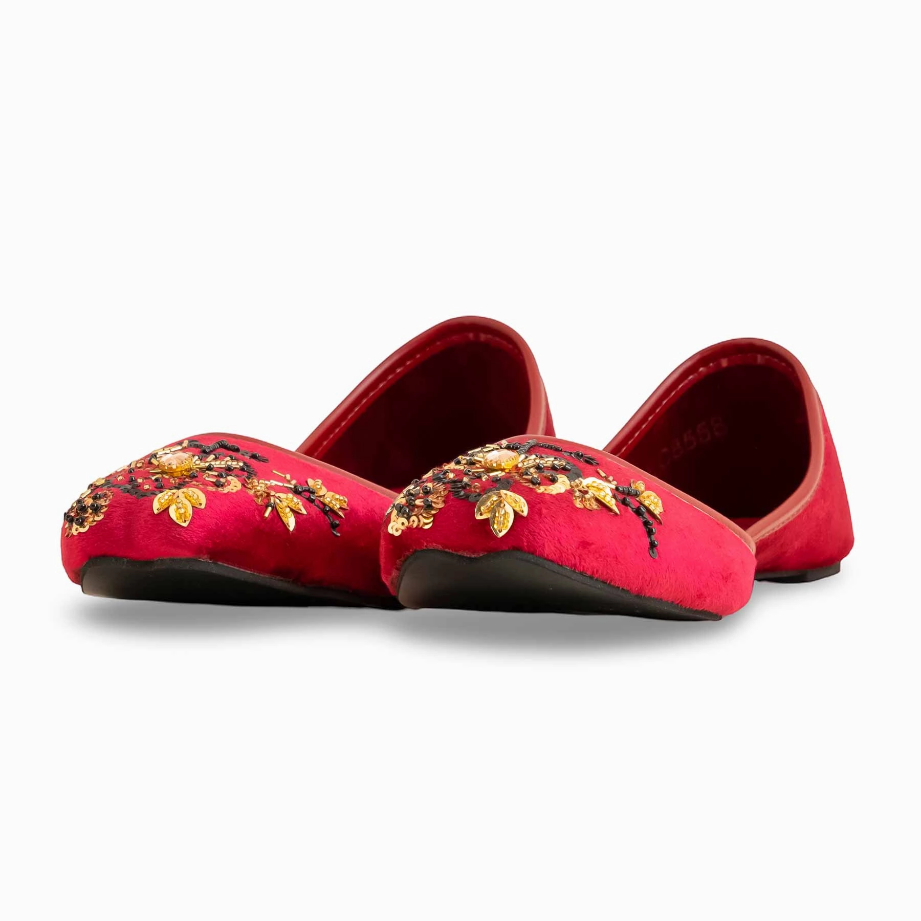 Maroon Fancy Women Khusa EC8558 Best Kitchen Shoes For Flat Feet
